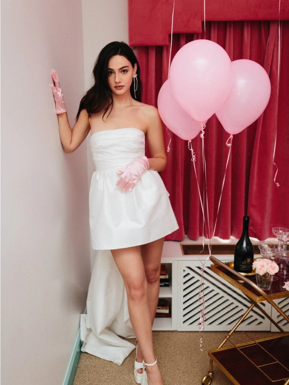 By Watters TRIFLE MINI DRESS